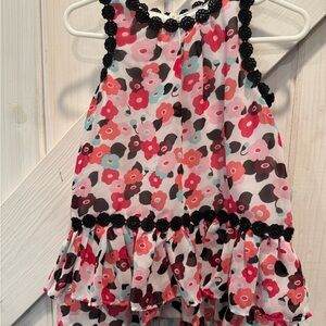 kate spade Floral Kids Dress - Pink, Red, Black